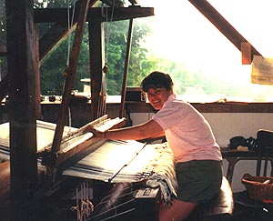 Nina at the Loom