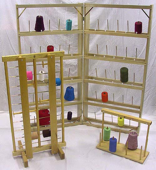 Leclerc Bobbin Racks and Spool Holders for Weaving