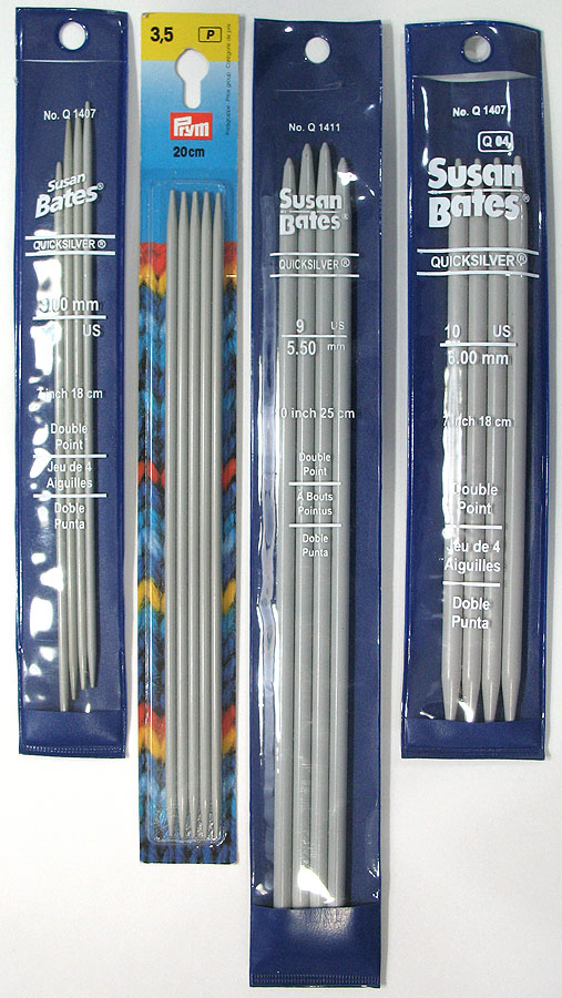 20cm Set of 5 2.0mm addi Knitting Needle Double Pointed Aluminum 8 inch Size US 0 